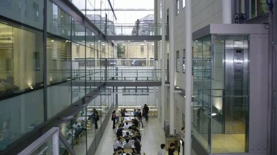 chemistry research laboratory atrium