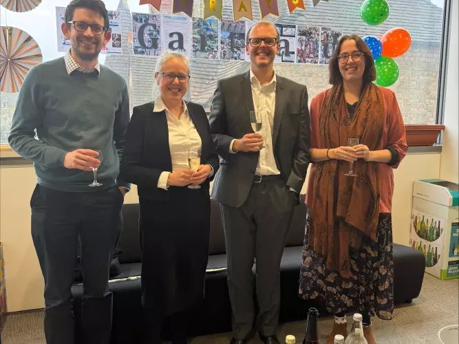 Shaun's viva celebration